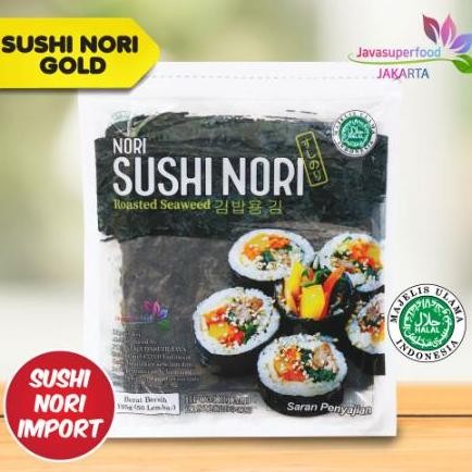 

Produk Baru!! Java Superfood Nori Sushi Isi 5 & 10 Lembar Rumput Laut Kering Halal