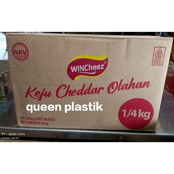 1 Dus Keju Wincheez Isi 4 Slof 32 Pcs X250 Gr