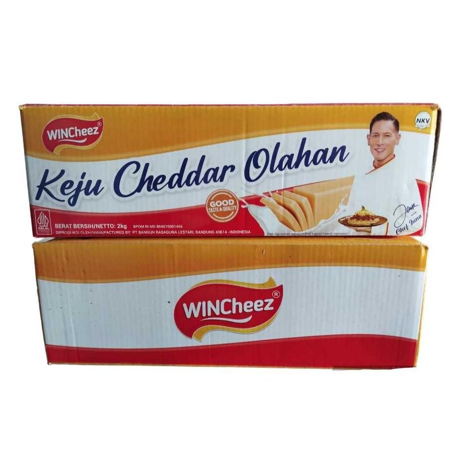 

Keju Wincheez Cheddar 2Kg Cheddar Cheese Blo Wincheez