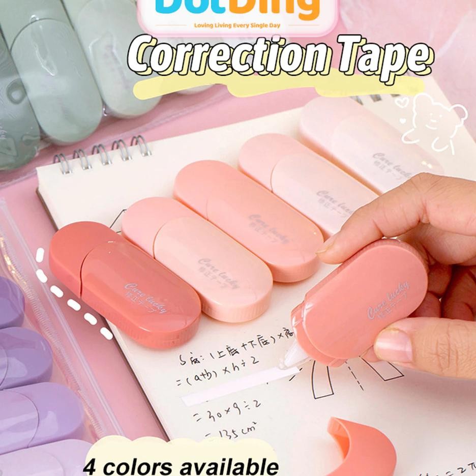 

Dotding 6 Pcs Set Pita Kosi Tip Kertas Lucu Morandi Aesthetic6Pcsset Gradient Color Correction Tape Aesthetics Portable Ification Tape Silent Minimalist School Office Stationery Q125