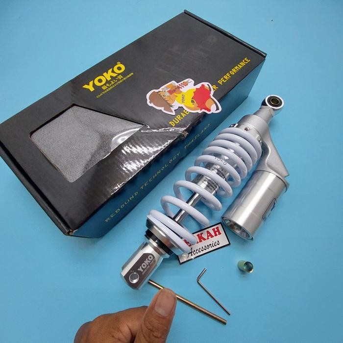 Shockbreaker tabung beat mio scoopy vario 110 tabung fungsi per putih tabung silver  310 320 mm orig