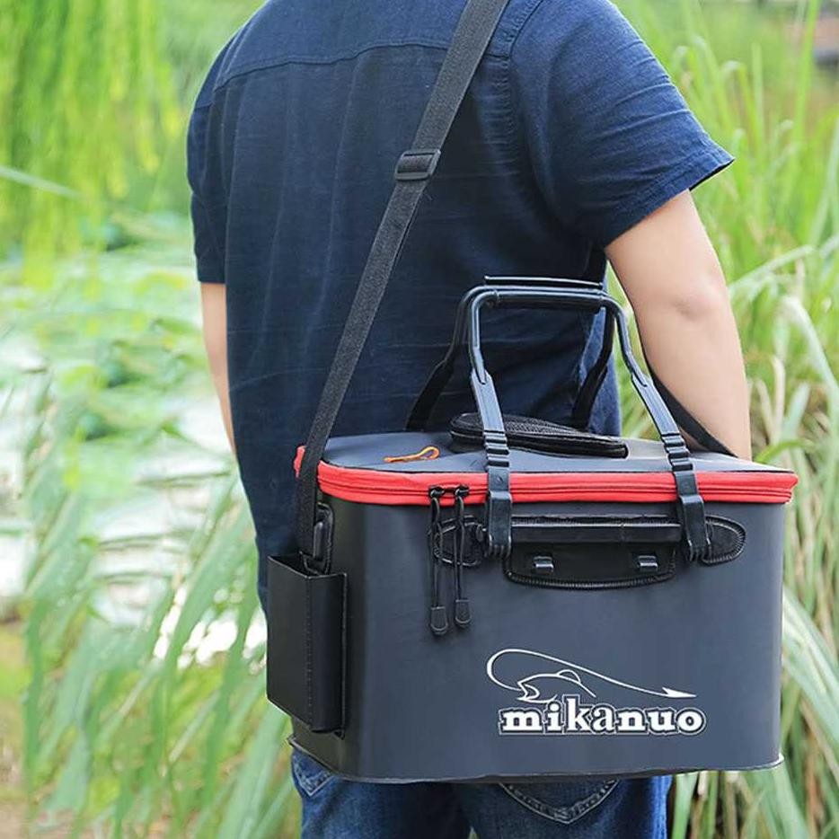 Ember Lipat Mancing Box Umpan Pancing Hidup Tempat Wadah Umpan Ikan Udang Hidup Portable