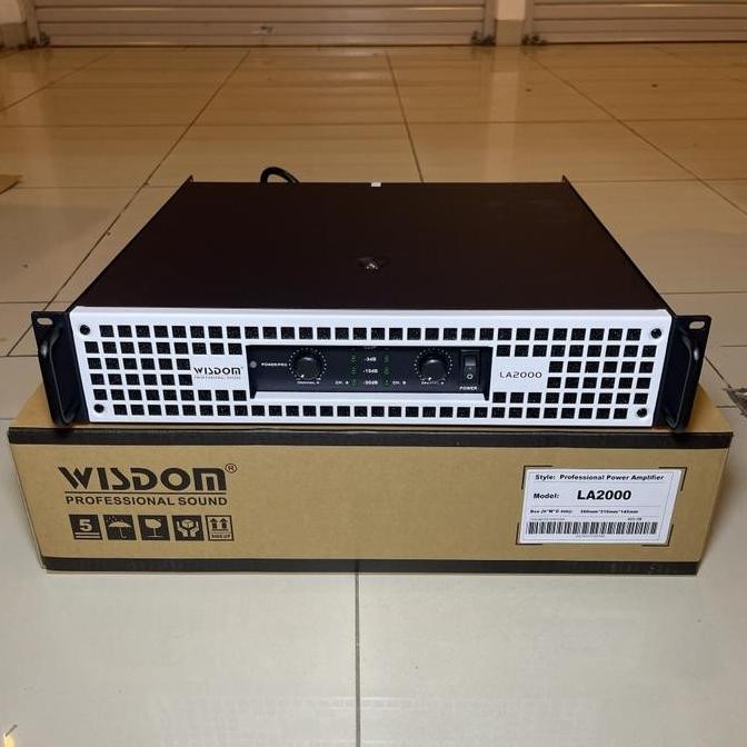 Powera Amplifier WISDOM LA 2000 / la2000 original