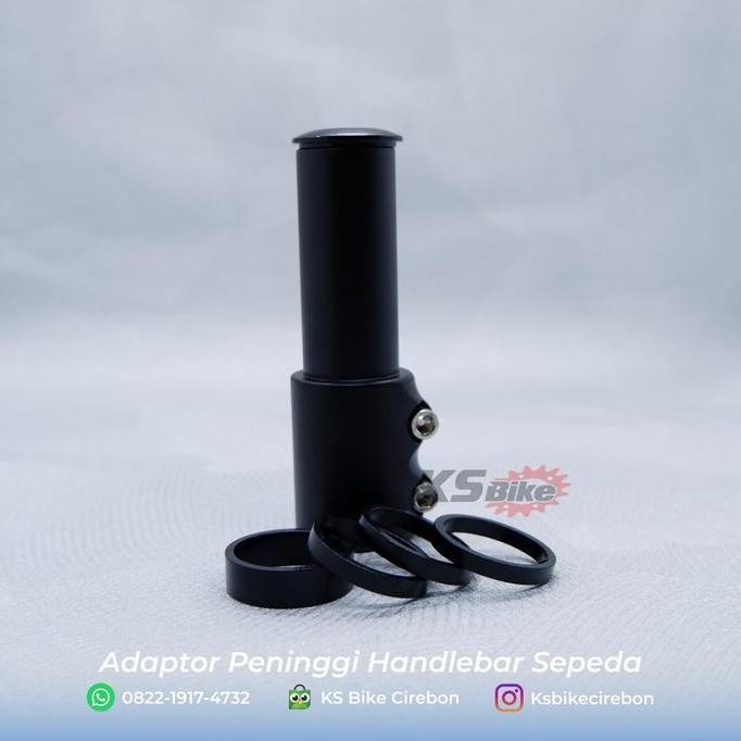 Adaptor Stem Peninggi Stang Sepeda Fork Extender Sepeda Gunung Fixie KS Bike Cirebon