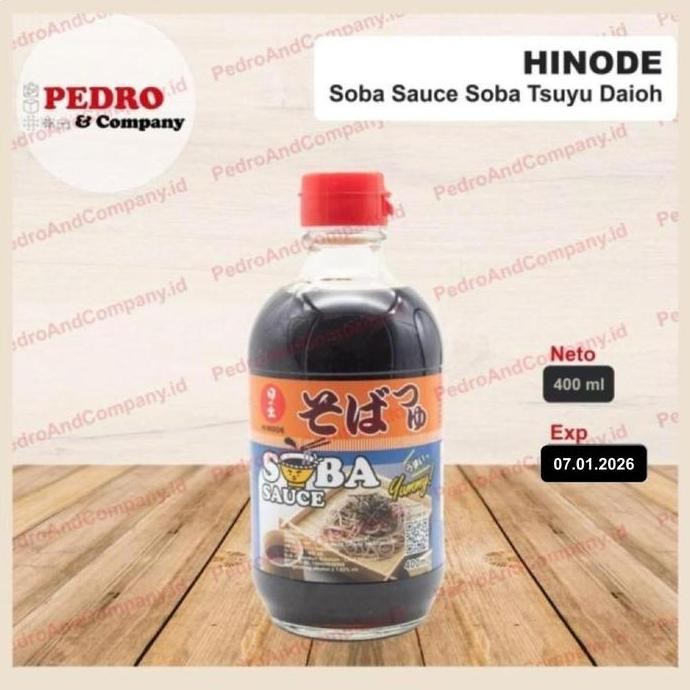 

Promo Hinode Soba Sauce 400ml | Saus Jepang Untuk Mie Soba Shoyu Original