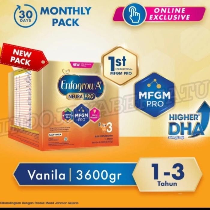 

Ls Enfagrow A+3 Rasa Vanilla 3600 Gram