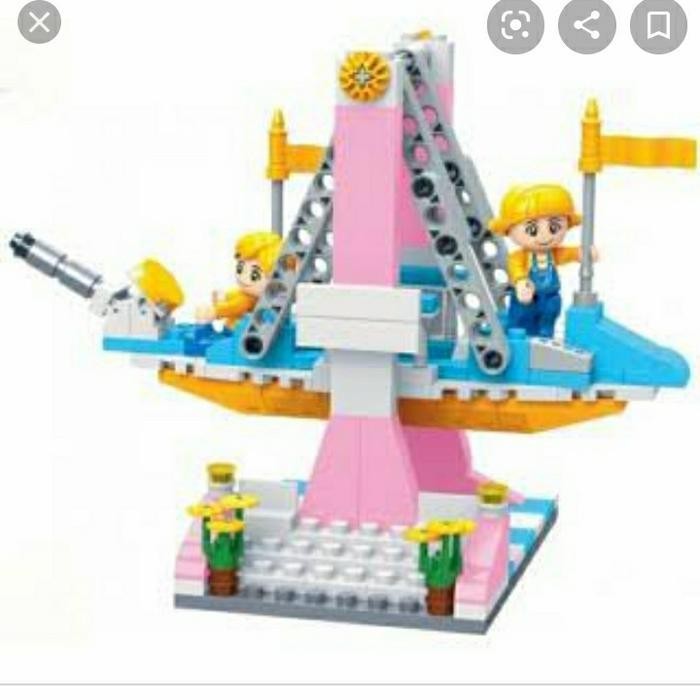 miniso building blocks pirate ship ride / building blocks / miniso Terbaru