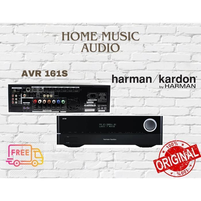 Receiver HomeTheater Harman Kardon AVR 161s Receiver Amplifier 5.1 Bluetooth