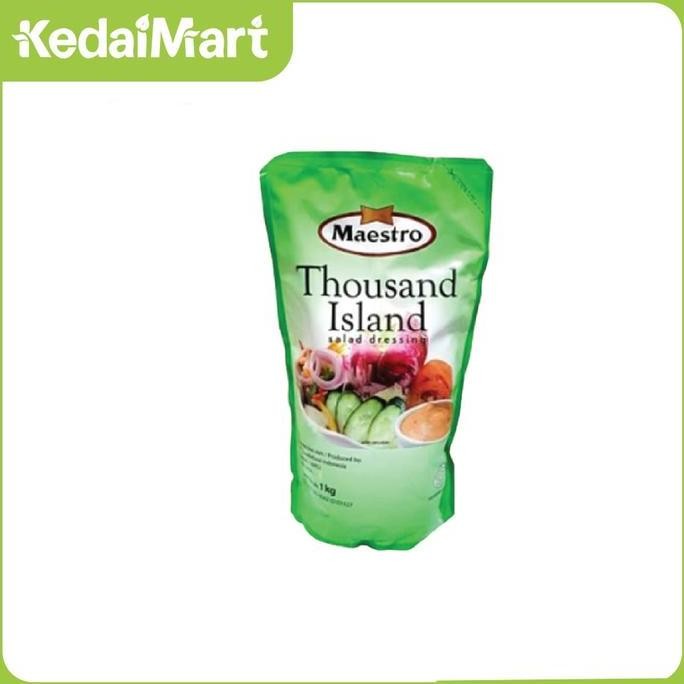 

Promo Maestro Saus 1000 Island Pouch 1Kg - Dressing Salad Botolan Jumbo