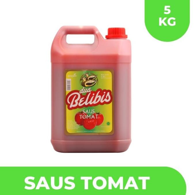 

Promo Dua Belibis Saus Tomat 5 Kg - Saus Tomat Asli Untuk Masakan Sehari-hari