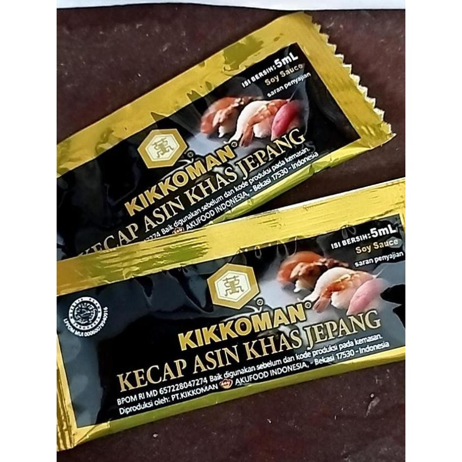 

Promo Kikkoman Kecap Asin Halal Sachet 5ml x 100pcs | Soy Sauce Jepang Praktis
