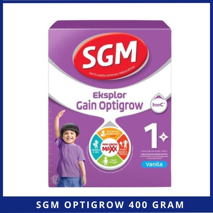 

Ls Sgm Eksplor Gain Optigrow Vanilla 800 Gram Untuk Anak Usia 1-5 Tahun