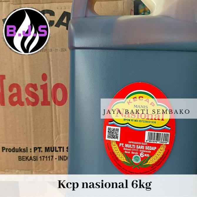 

Promo Kecap Nasional Jerigen 6kg - Kecap Manis Premium, Favorit Ojol