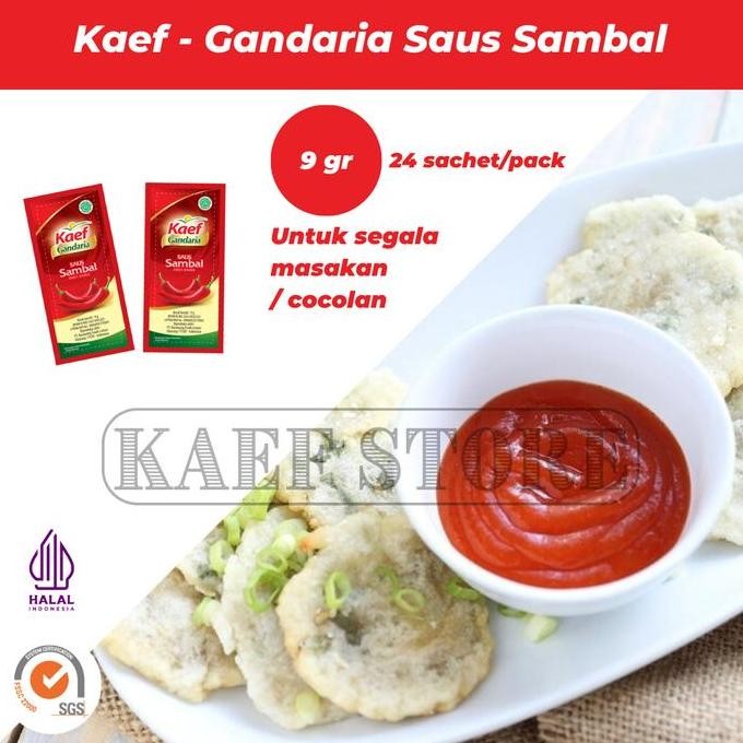 

Promo Kaef Gandaria Saus Sambal Pedas Sachet Karton