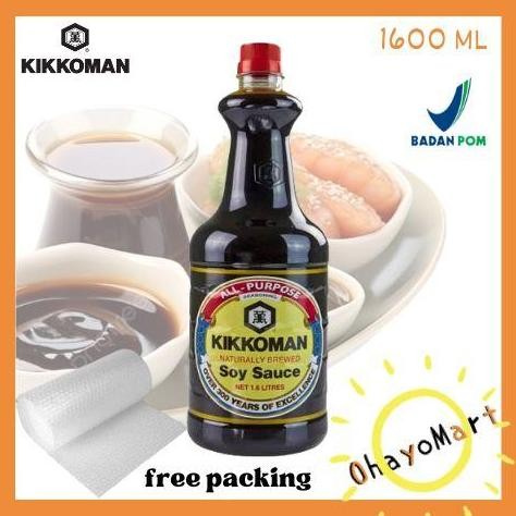 

Promo Kikkoman Soy Sauce Kecap Asin Jepang Shoyu 1,6L Original