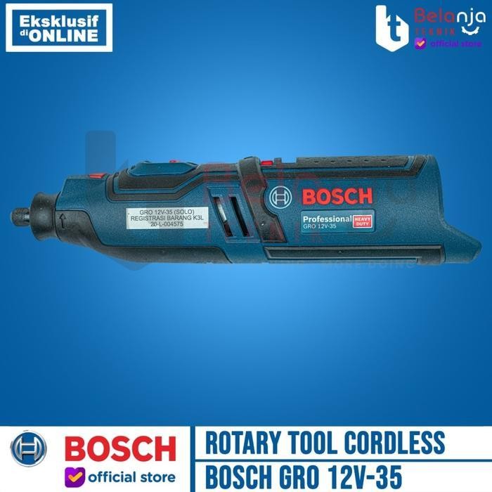 MPS Bosch GRO 12V-35 Rotary Tool Cordless Gerinda Tuner Bor Baterai Mini 12 Volts GRO12v-35