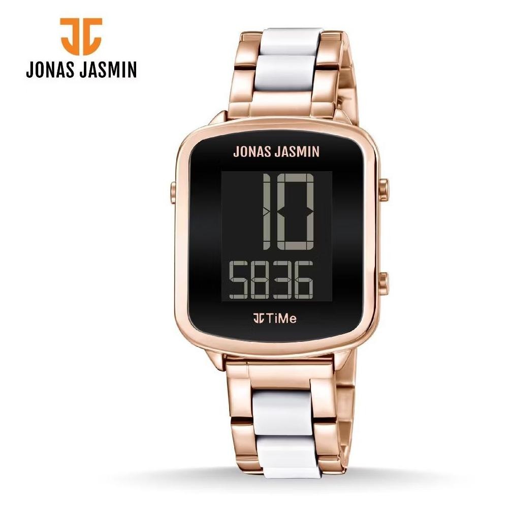 (Terbaru) JAM TANGAN WANITA ORIGINAL JONAS JASMIN JJ-2261 / JJ 2261 / 2261 DIGITAL ELEGAN TAHAN AIR 
