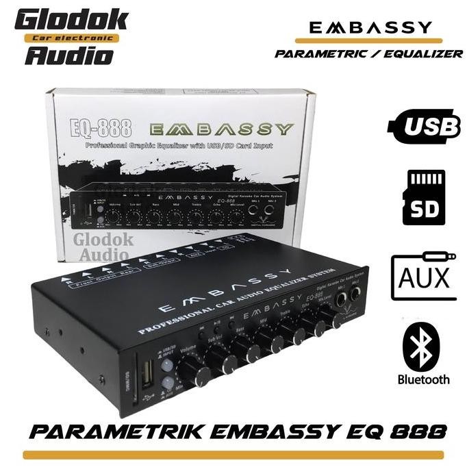 Parametrik Equalizer  Embassy EQ 888 BLUETOOTH USB