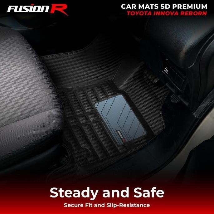 Fusion R Karpet Mobil 5D Innova Reborn / Premium Car Carpet Carbon