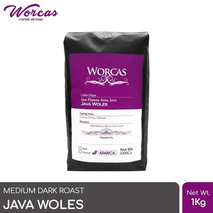 

Kopi Arabica Java Ijen 1 Kg (Biji/Bubuk) | Worcas Coffee