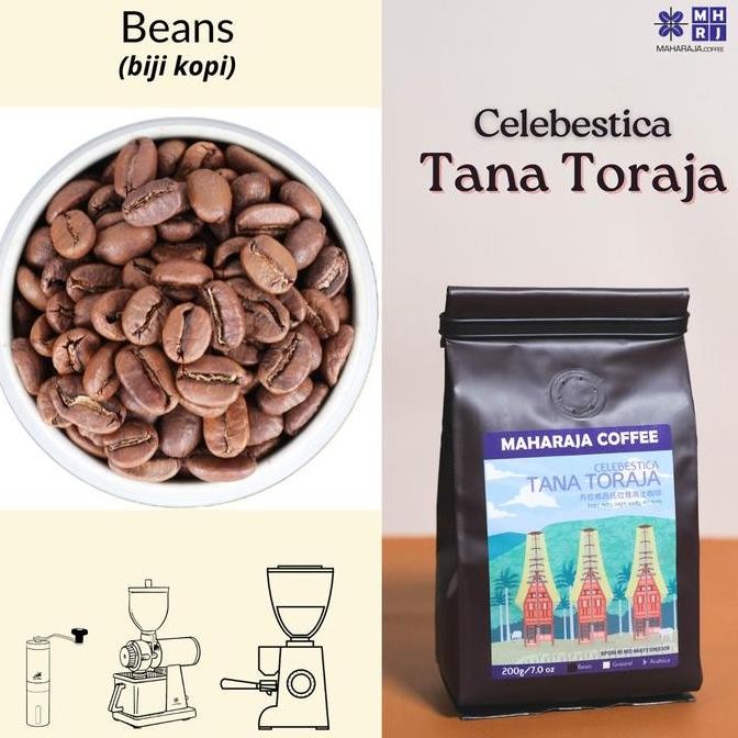 

Kopi Arabika Celebestica Tana Toraja 1 Kg Econo Pack Maharaja Coffee