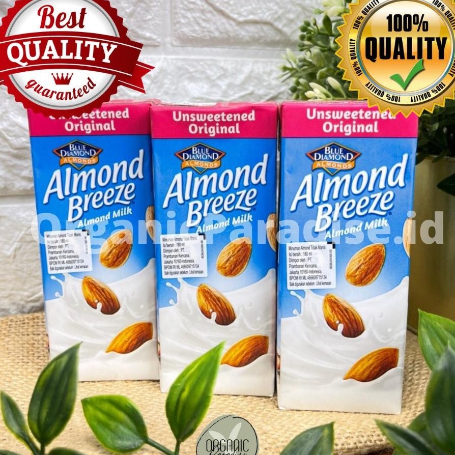 

Blue Diamond Almond Breeze Unsweetened 946 Ml Susu Almond Blue Diamond 946 Ml