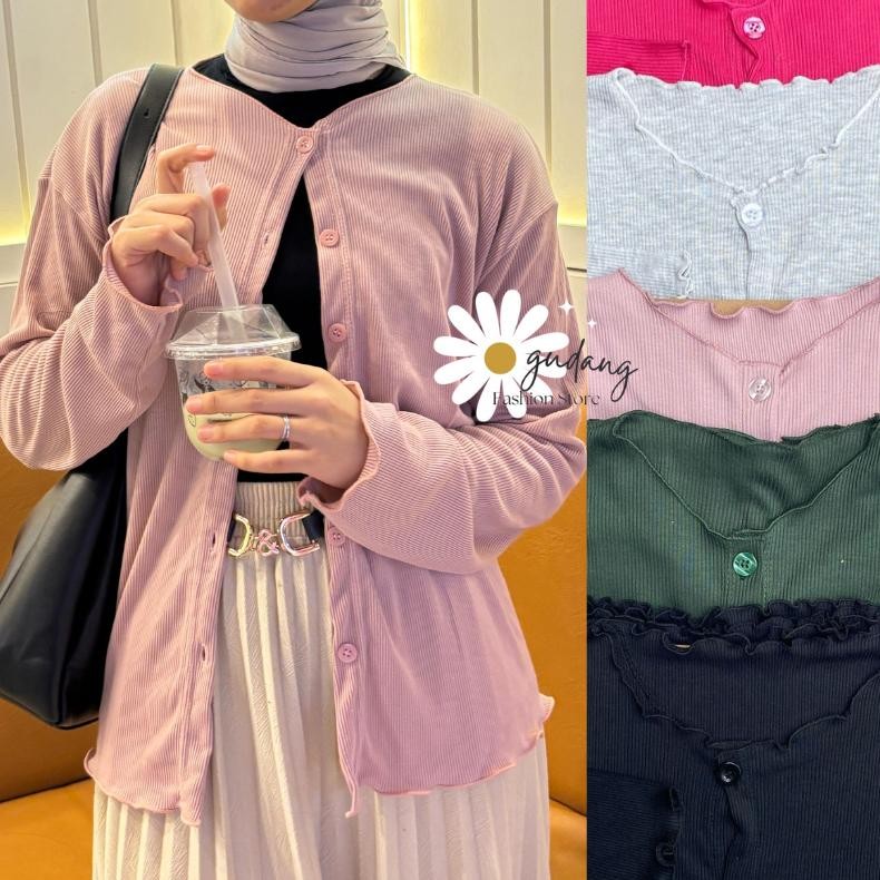 Cardigan Knit Jumbo Wanita Premium / Cardigan Wanita Jumbo