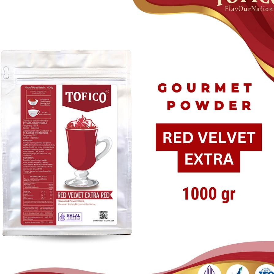 

Powder Red Veet Extra Tofico Bubuk Minuman Rasa Extra Red Veet 1Kg Tofico Syrup