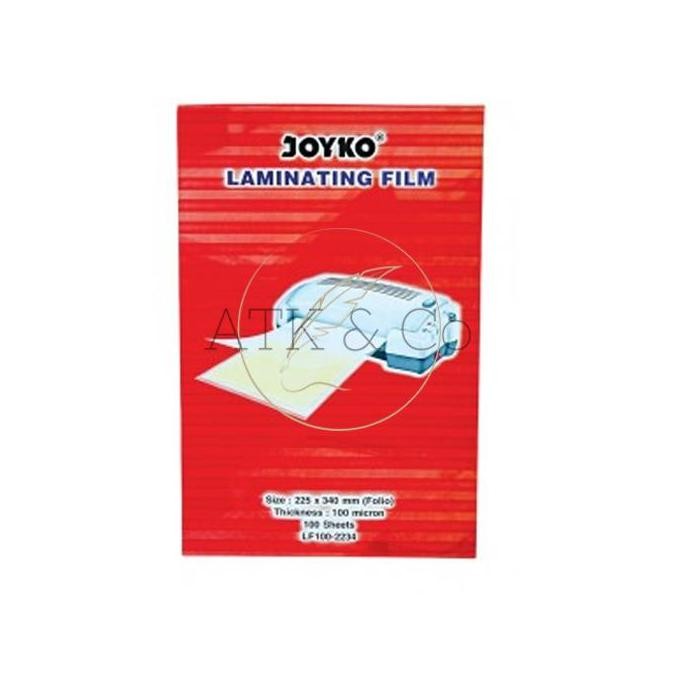 Plastik Laminating F4 Joyko - Laminating Film F4