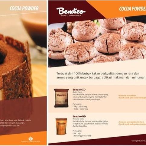 

BENDICO - Pure Cocoa Powder 1 Kg / Cokelat Bubuk Original NLS