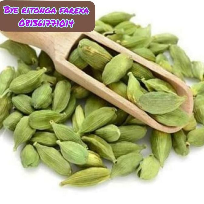 

Diskon! Kapulaga Hijau India 50Gr - Green Cardamom Sebrang Premium Grade