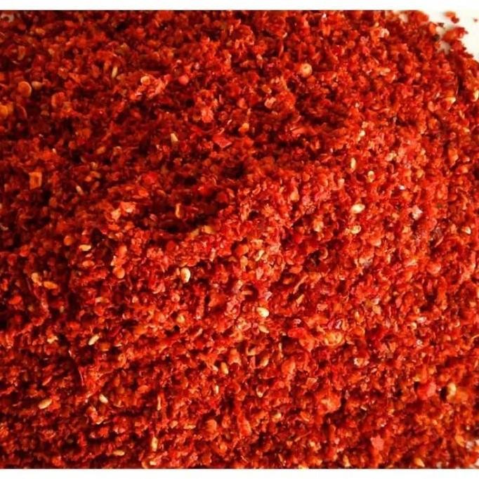 

Diskon! Cabe Kering Bubuk Kasar Hot Jeletot 1Kg Pedas Asli