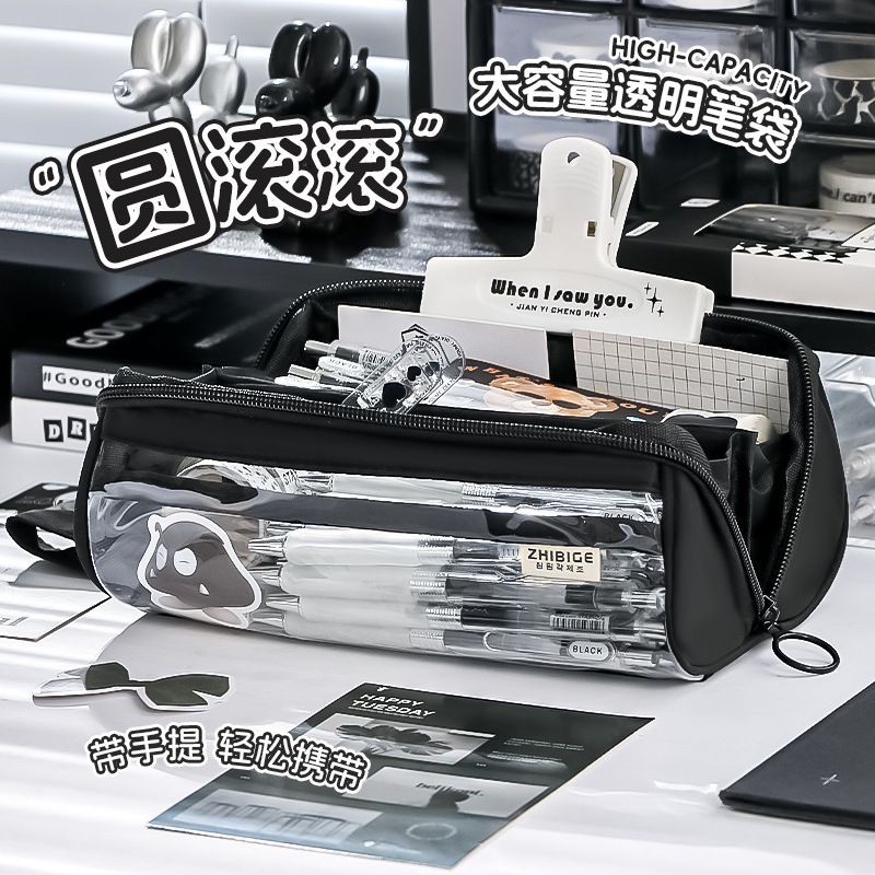 

Kotak Pensil Gaya Non-Tabrakan Kapasitas Besar Ukuran Sedang Kotak Alat Tulis Warna Solid