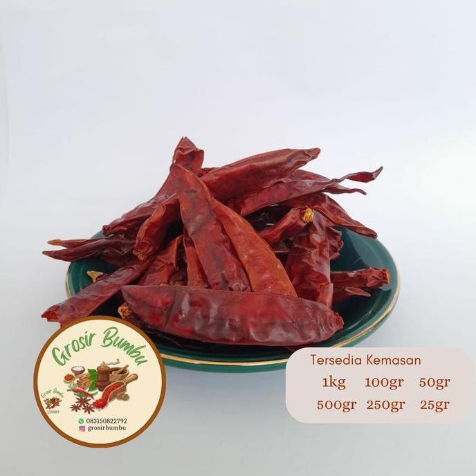

Diskon! Cabe Rawit Kering 1Kg - Cabe Kering Pedas Super
