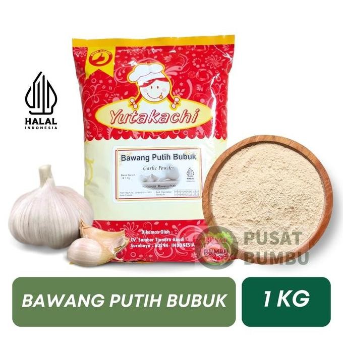 

Diskon! Bawang Putih Bubuk Yutakachi 1Kg Garlic Powder Murni Buat Masakan