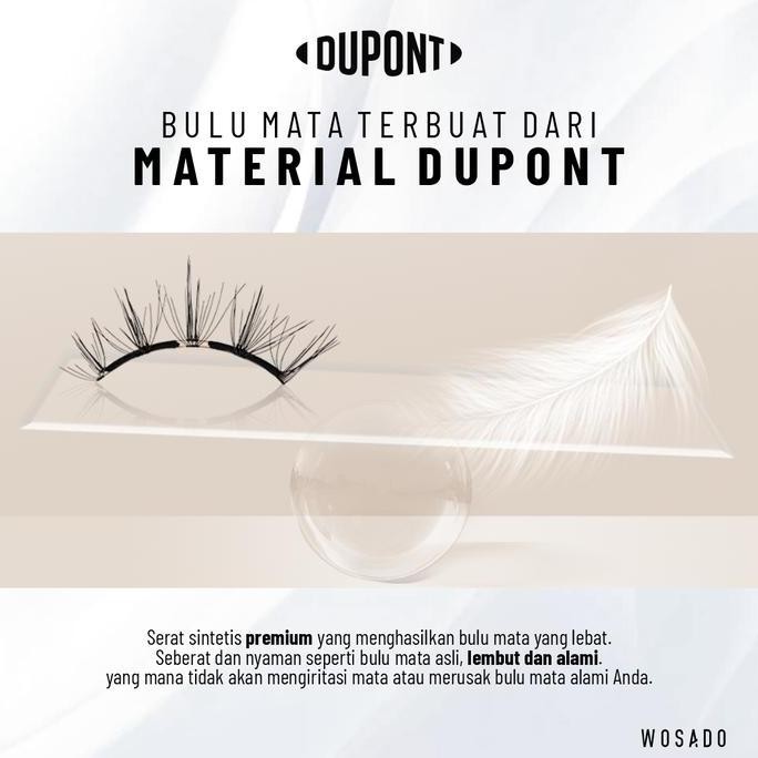 (PEAR BLOSSOM BLACK) WOSADO 2.0 Bulumata Magnetic Semi Bold Look Eyelash Extention LA