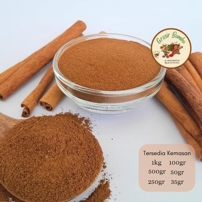 

Diskon! Kayu Manis Bubuk Asli 100% 1Kg Pure Cinnamon Powder Rempah Dapur Premium