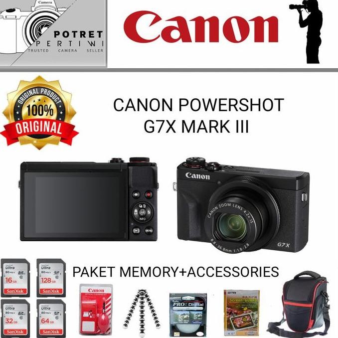 Canon Powershot G7X Mark Iii / Kamera Digital Powershot G7X Mark Iii