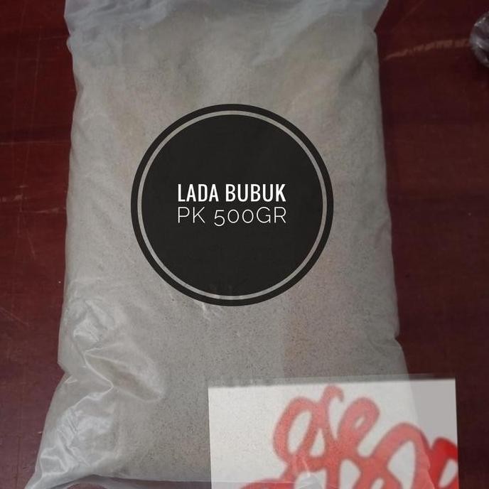 

Diskon! Lada Bubuk Murni 500Gram / Merica Bubuk Putih Halus Super