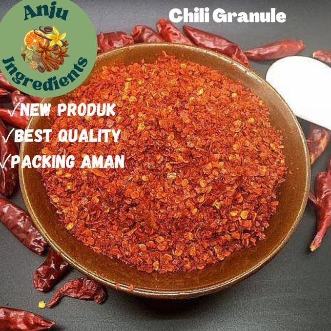 

Diskon! Chili Granule 1Kg | Cabai Bubuk Kasar Pedas | Chili Flakes Premium