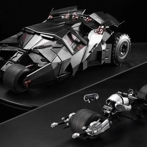Modoking 1/12 Scale Figure The Dark Night Tumbler & Batpod 0425