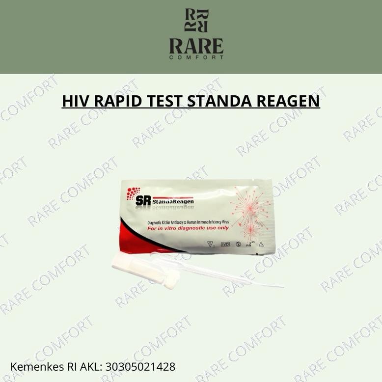 HIV Device Merk StandaReagen Alat Test Check HIV 1/2 aSt