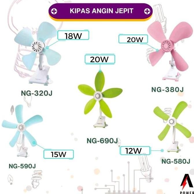 TERMURAH - Nagasaky - Kipas Angin Jepit