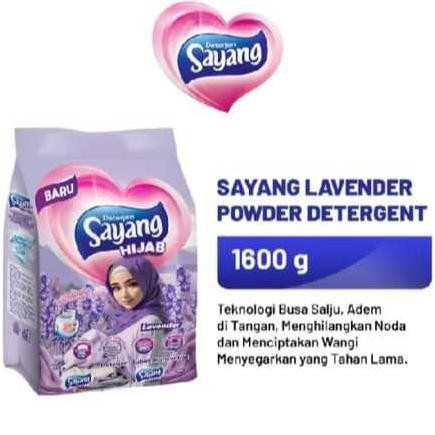 Termurah Deterjen Sayang Bubuk 1600G / Deterjen Bubuk 1 8 Kg/Deterjen Sayang 1.8Kg Promo