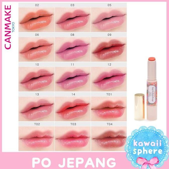TERLARIS - Canmake Stay-on Balm Rouge | Lip Balm | PO Jepang