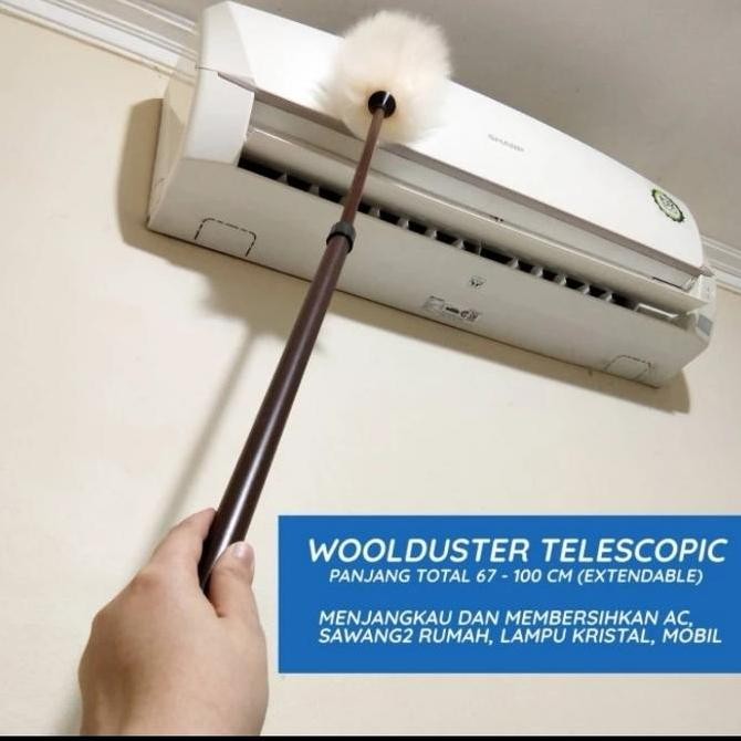 kemoceng texel isi 2 pcs ( terbuat dari bulu domba australia exclusif LC