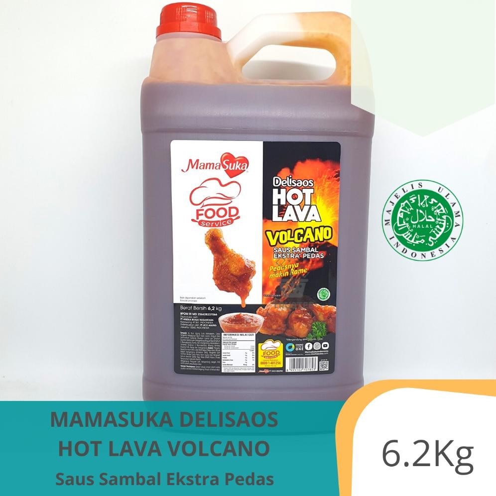 

Mamasuka Delisaos Hot Lava Volcano 6,2 Kg aSt