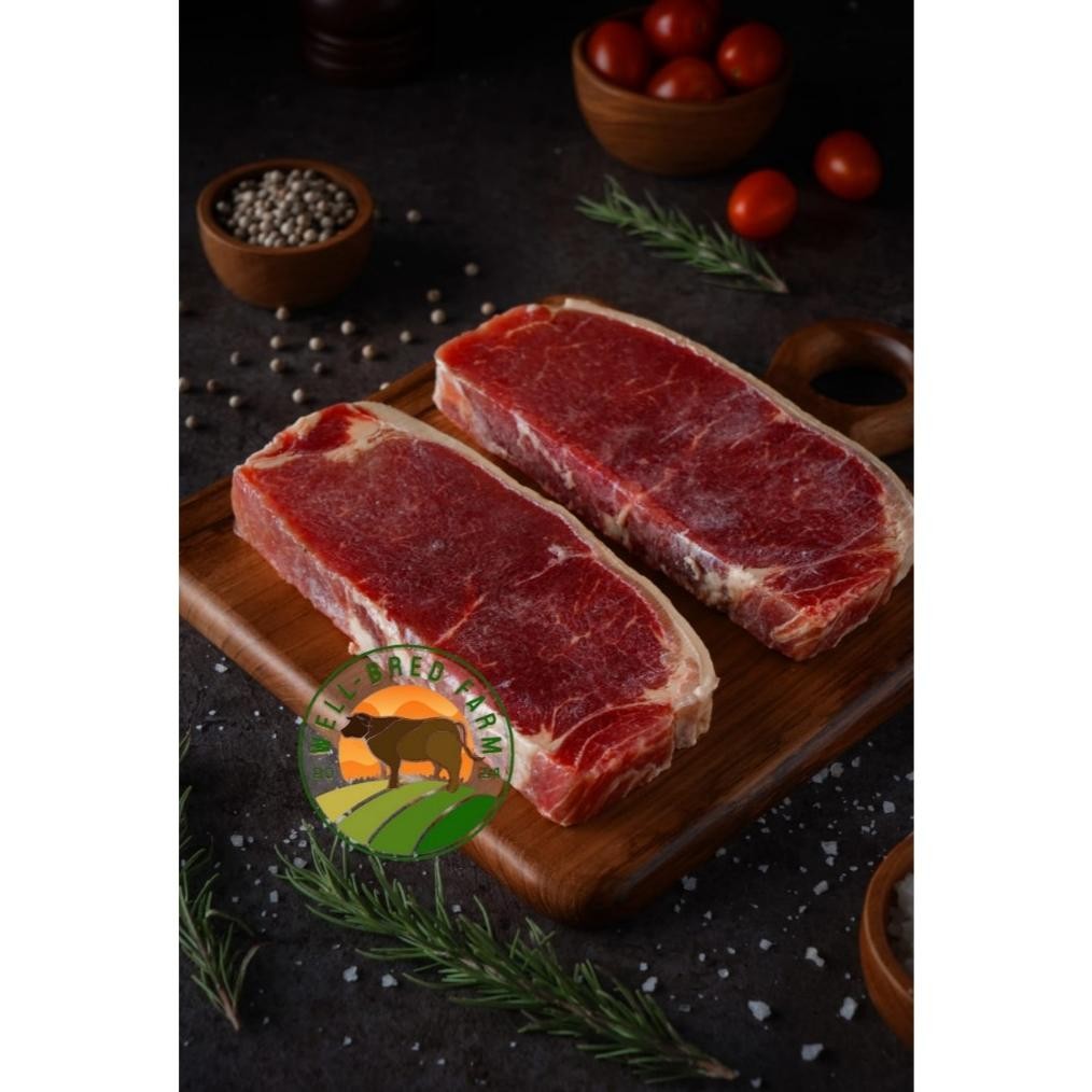 

AUS Striploin A2 MBS3 Premium Beef Steak Striploin Daging Sapi Import GOLD 200gr aSt