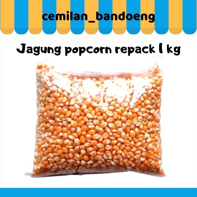 

BIJI JAGUNG POPCORN NON GMO Mentah Butterfly 1kg aSt