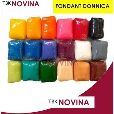 

[250 GRAM] FONDANT DONNICA / FONDAN WARNA DONNICA 250GR aSt